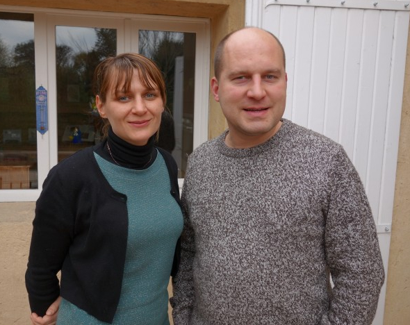 Baptiste and Dominique Grangeon, brother and
sister owners of Domaine Cristia