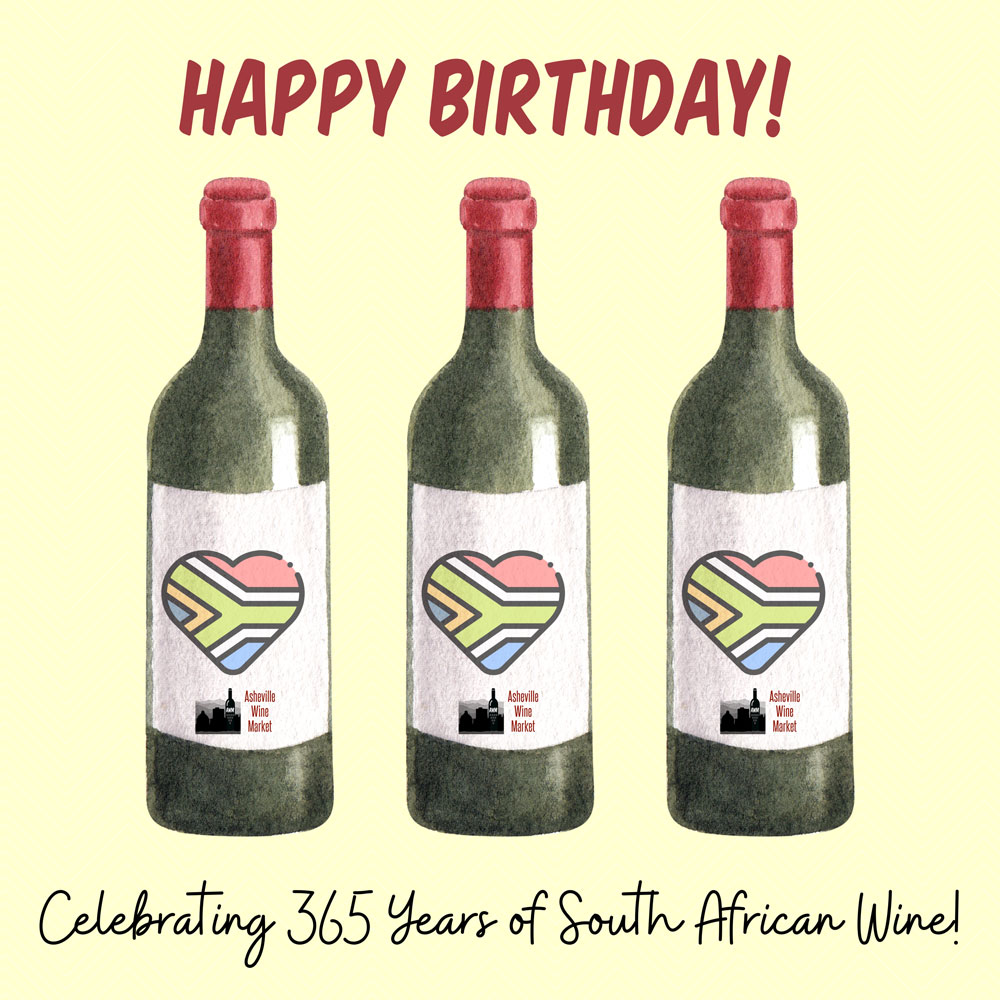 There's no better way to help celebrate than pulling the cork on a terrific bottle of South African wine!